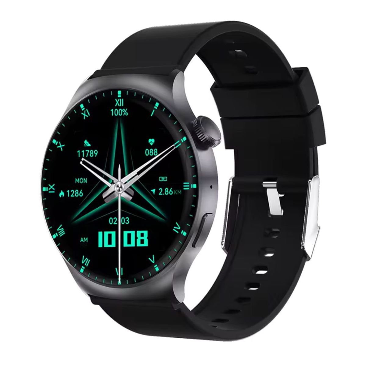 GENERICO - Reloj Inteligente DT4 Unisex Pulsera Deportiva Digital Multiples Modos
