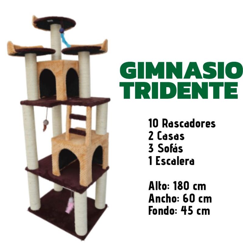 GENERICO - GIMNASIO PARA GATO TRIDENTE