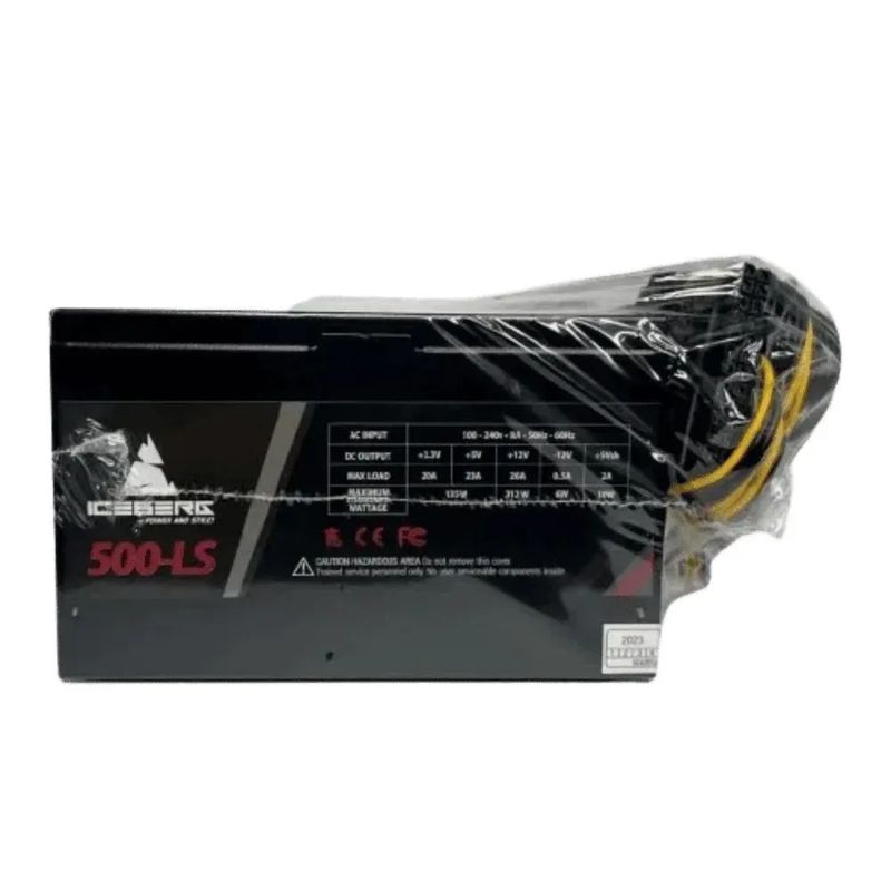 ICEBERG - Fuente de Poder Iceberg 500-LS Retail 500W