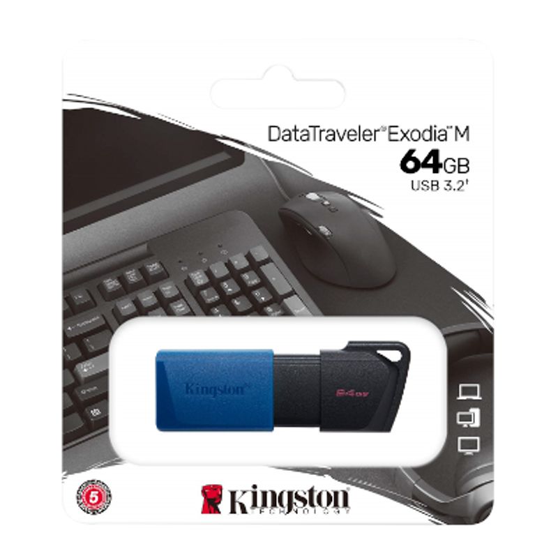 KINGSTON - USB Kingston DataTraveler Exodia M 128 GB USB 32 Gen 1