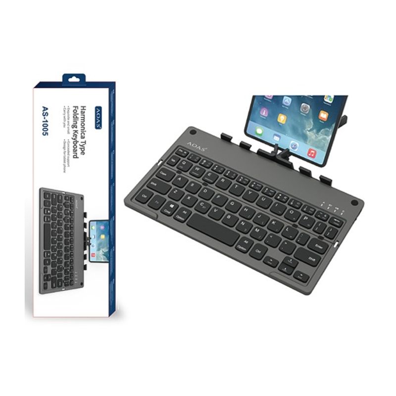 GENERICO - TECLADO PLEGABLE AS-1005 Bluetooth - Recargable