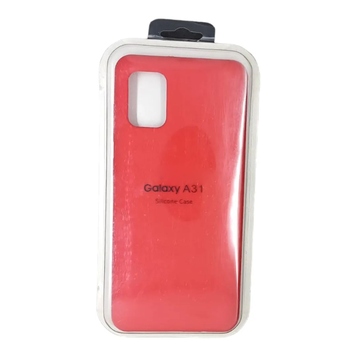 GENERICO - Forro Silicone Case compatible con Samsung A31 Rojo