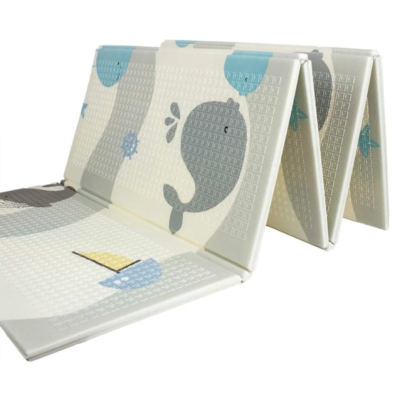 GENERICO - tapete alfombra plegable reversible antigolpes para niños