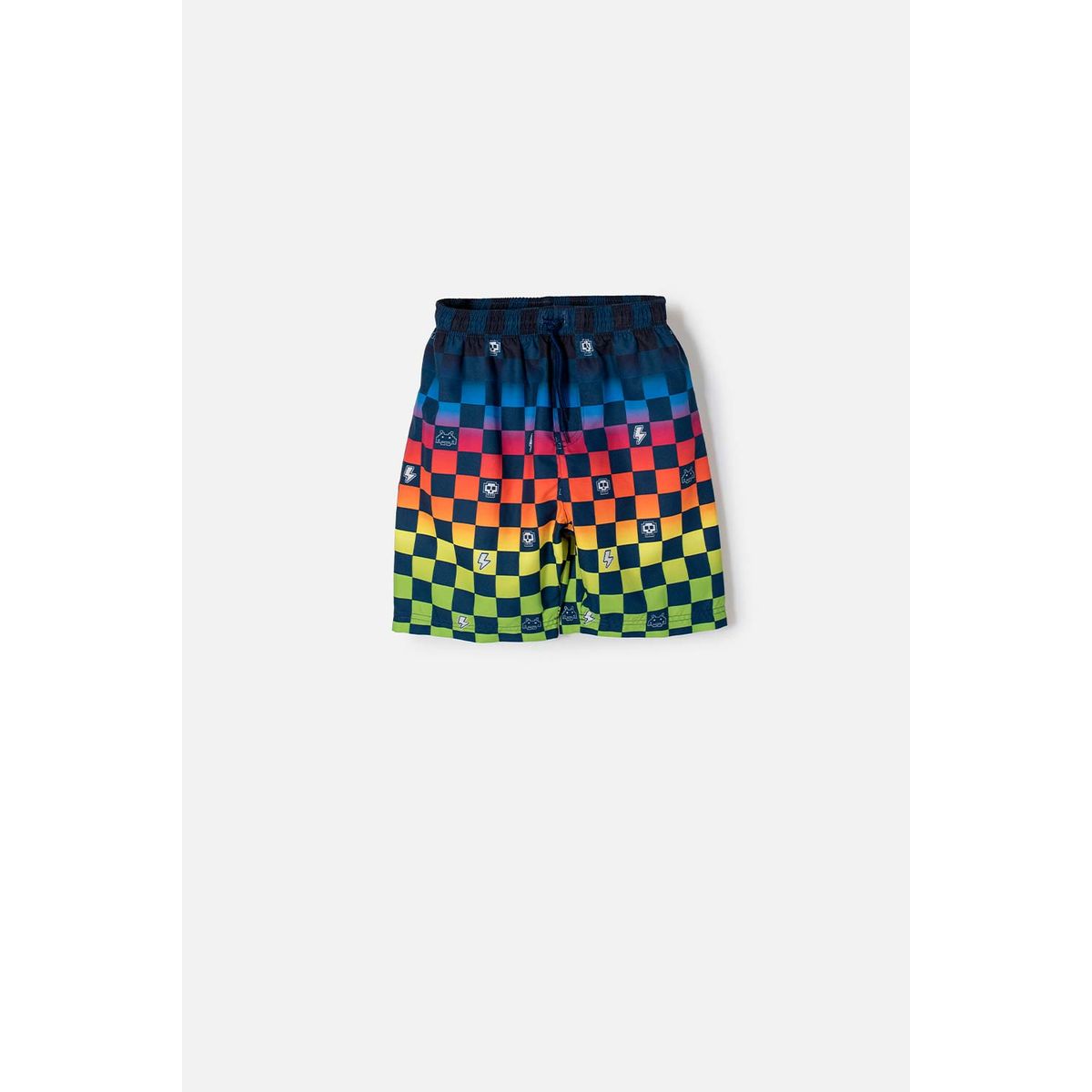 MIC - Pantaloneta de baño Mic multicolor con pretina elástica para niño