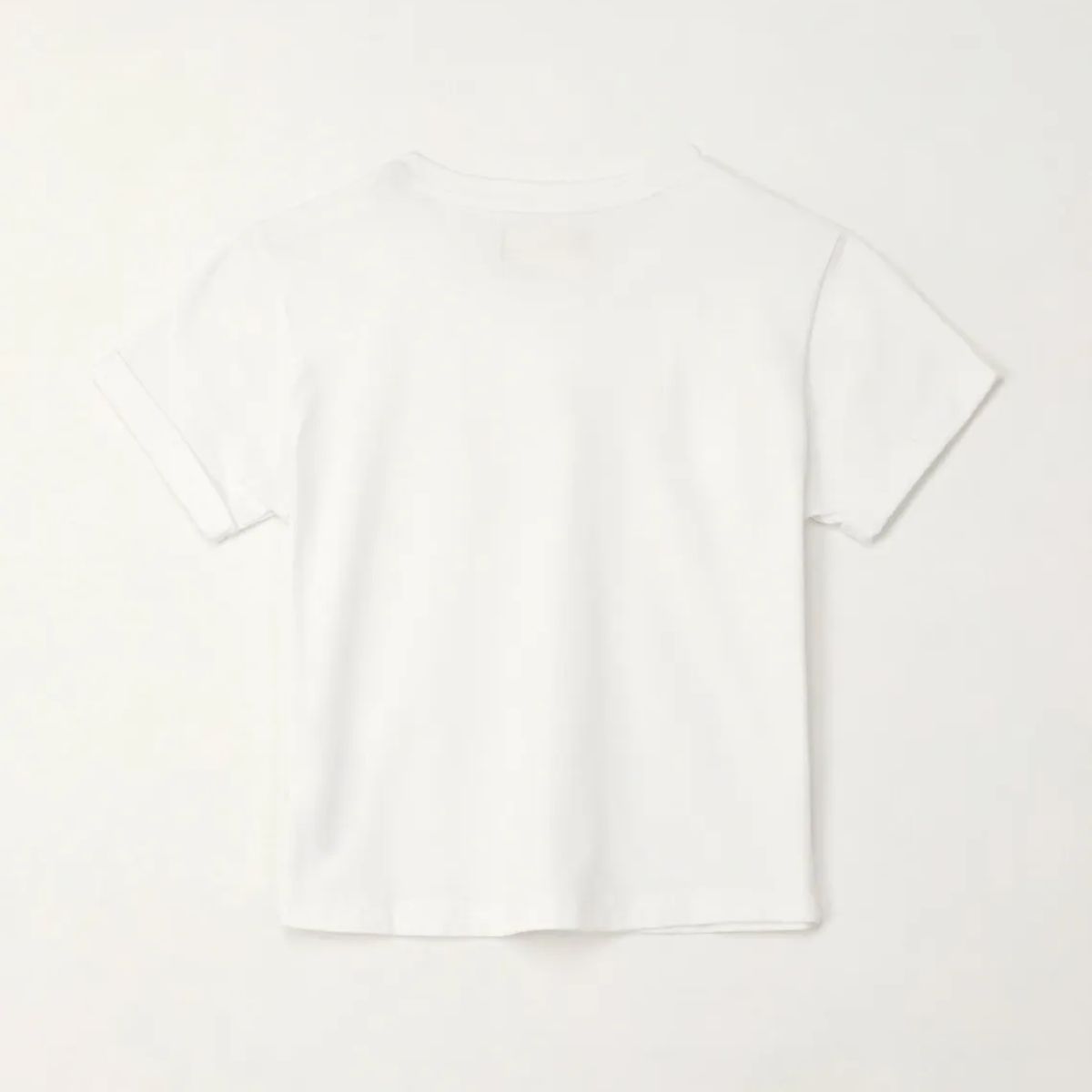 TENNIS - Camiseta básica estampada blanca para niña