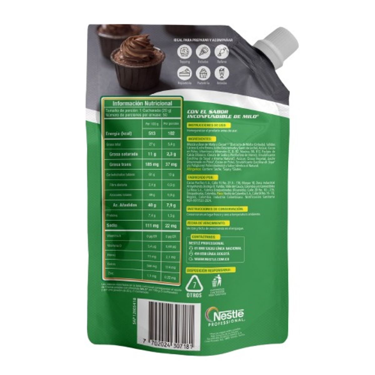 NESTLE - Crema Untable Milo X 1Kg