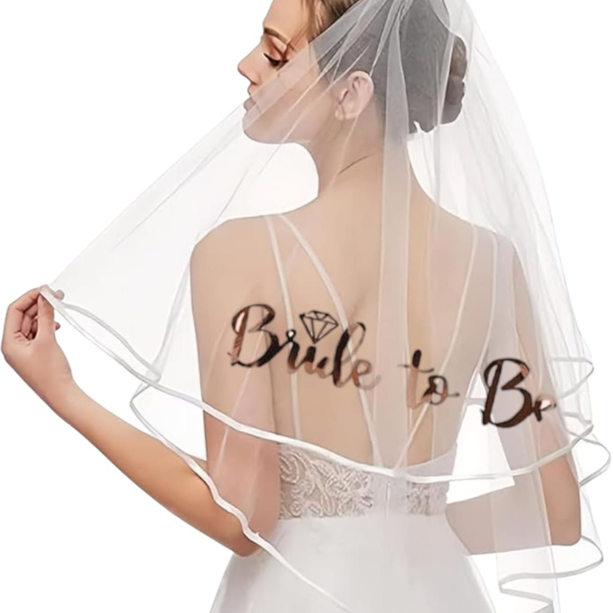 GENERICO - Velo Bride To Be Despedida Soltera Fiesta Novia Amigas