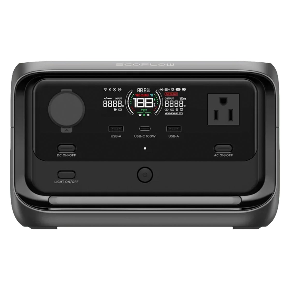 ECOFLOW - EcoFlow River 3 Plus 268 Wh Estación De Energía Portátil 600W