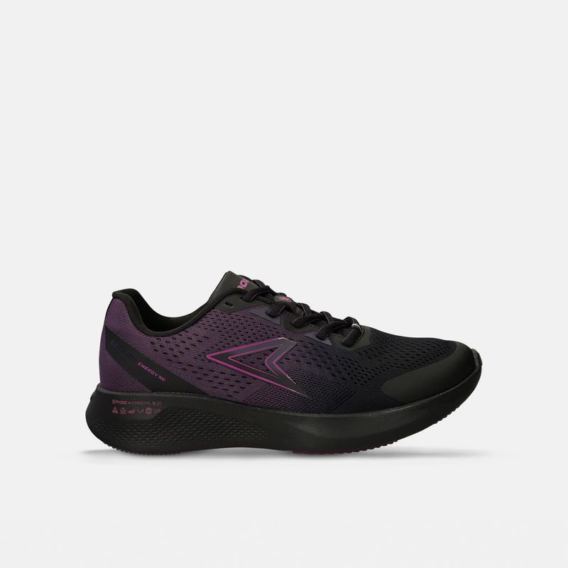 POWER - Tenis Deportivos Para Mujer Power Negro Xorise+100 Rn Eros2