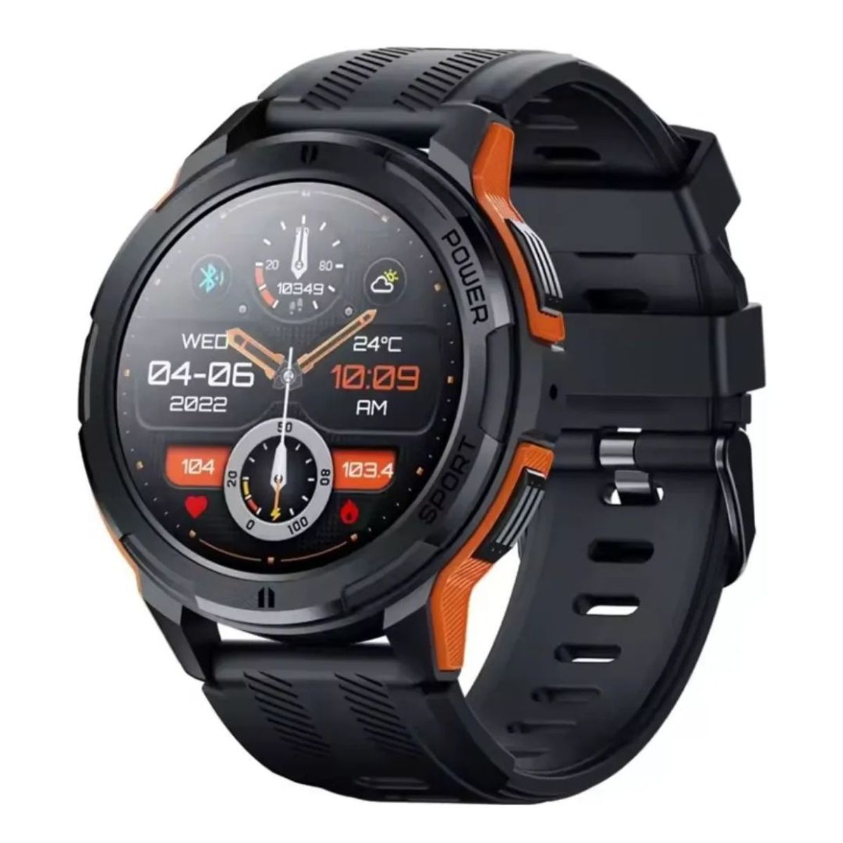 GENERICO - Smartwatch C25 Orange AMOLED HD Llamada Ejercicio Reloj Inteligente