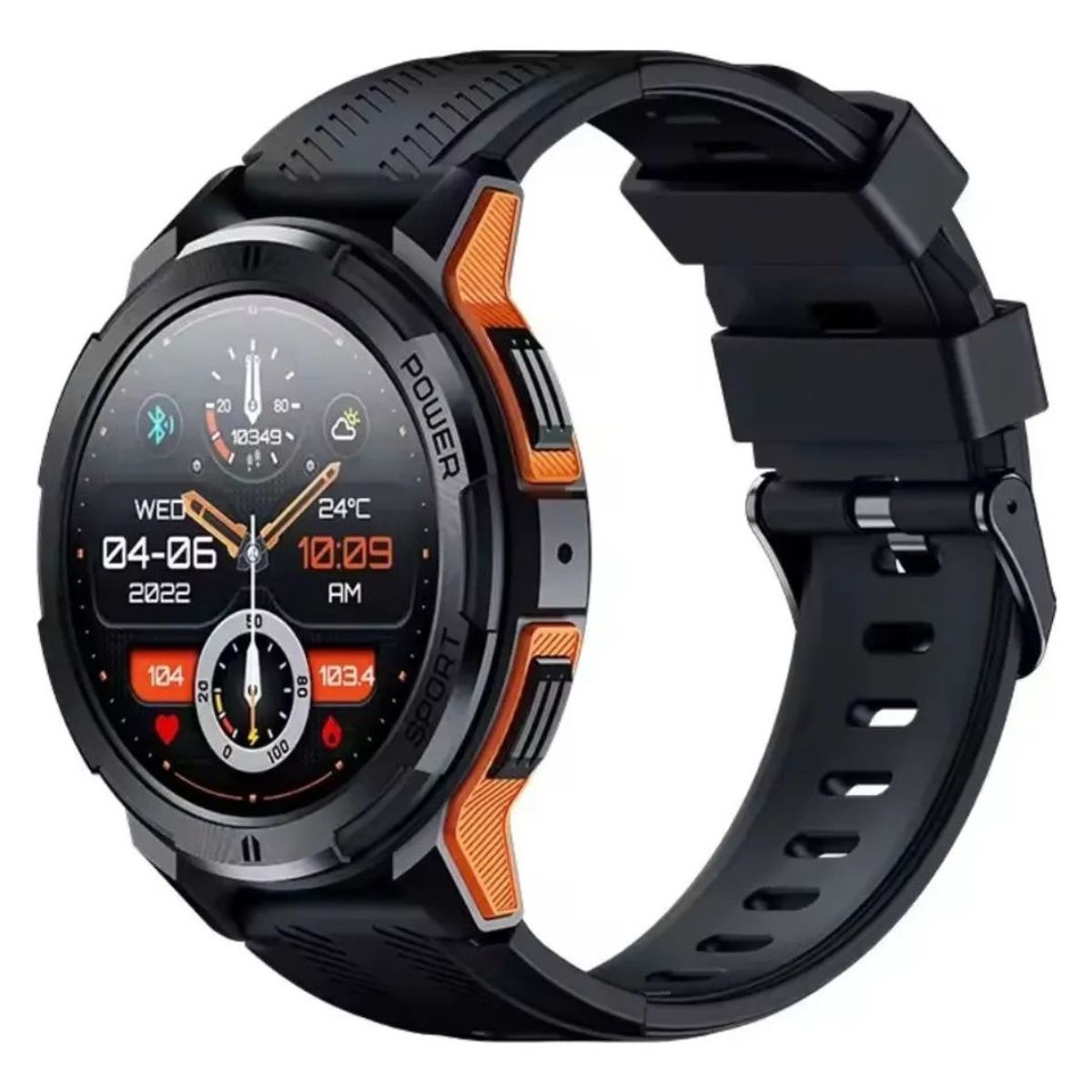 GENERICO - Smartwatch C25 Orange AMOLED HD Llamada Ejercicio Reloj Inteligente
