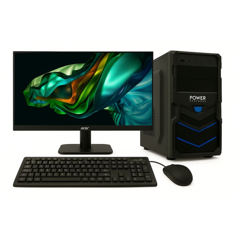 INTEL - Computador de Escritorio INTEL Core I5 12400 Ssd 512GB Ram 16GB  Monitor Acer 24