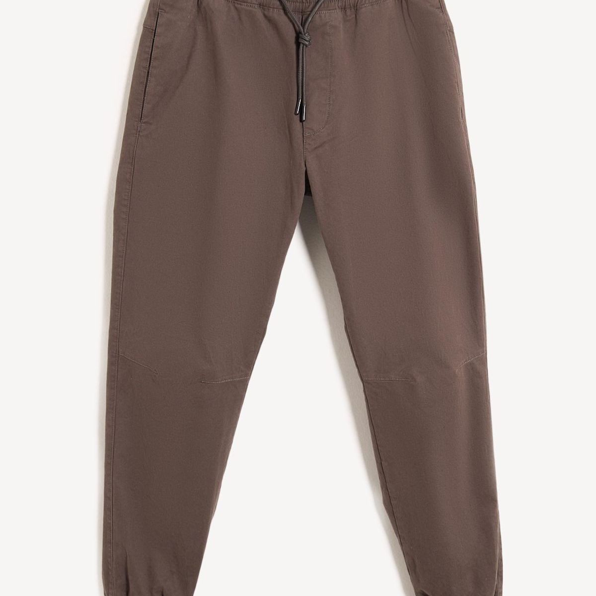SEVEN SEVEN - Pantalón Jogger Con Bota Resortada  Para Hombre Café Seven Seven