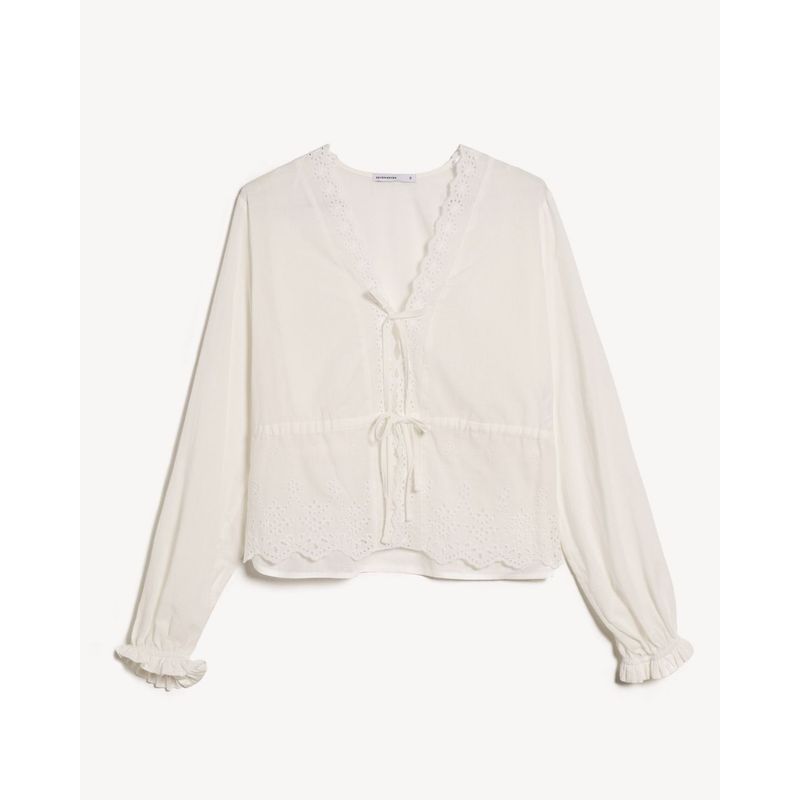 SEVEN SEVEN - Blusa Para Mujer Manga Larga Color Crudo Marca Seven Seven #28124035