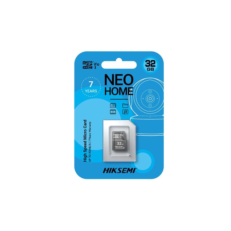 HIKVISION - Memoria Micro SD Hiksemi 32GB 100MBS HOME