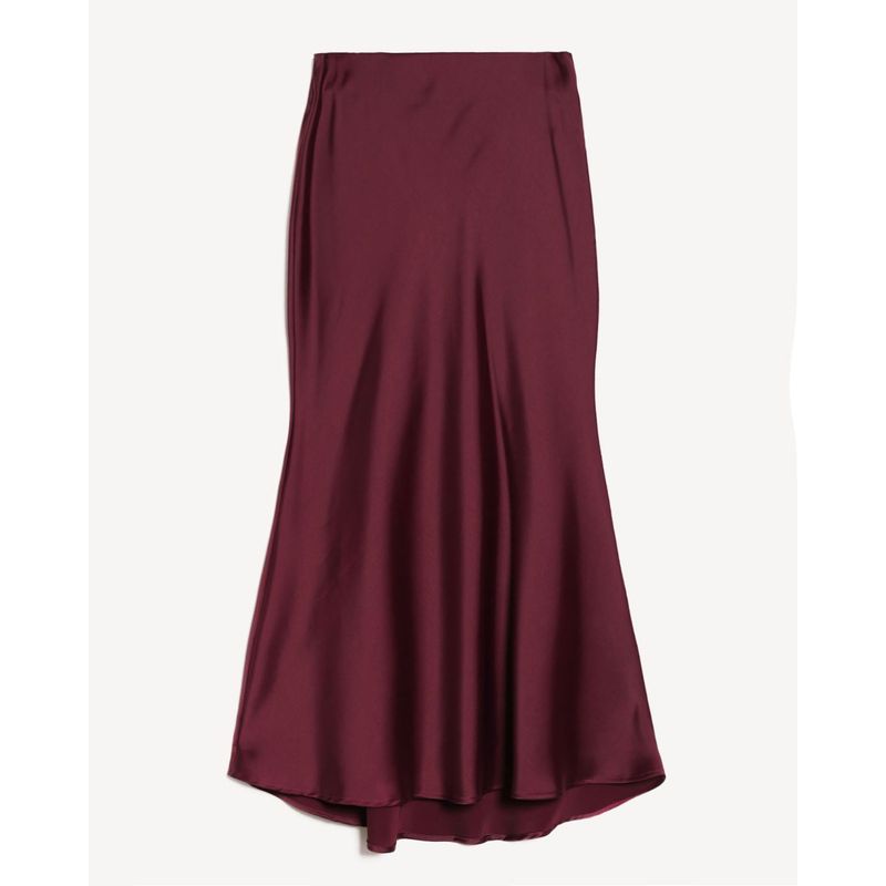 SEVEN SEVEN - Falda Para Mujer Medio Color Vino Marca Seven Seven #28140957