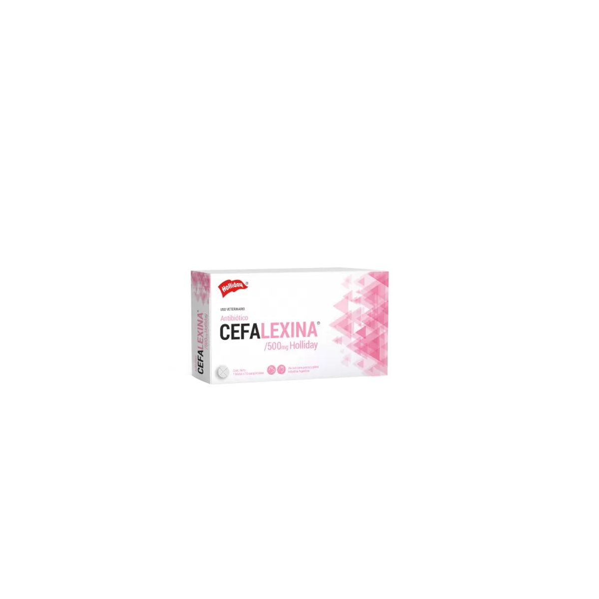 HOLLIDAY - Antibiótico Cefalexina Holliday 500 mg – Tableta Oral