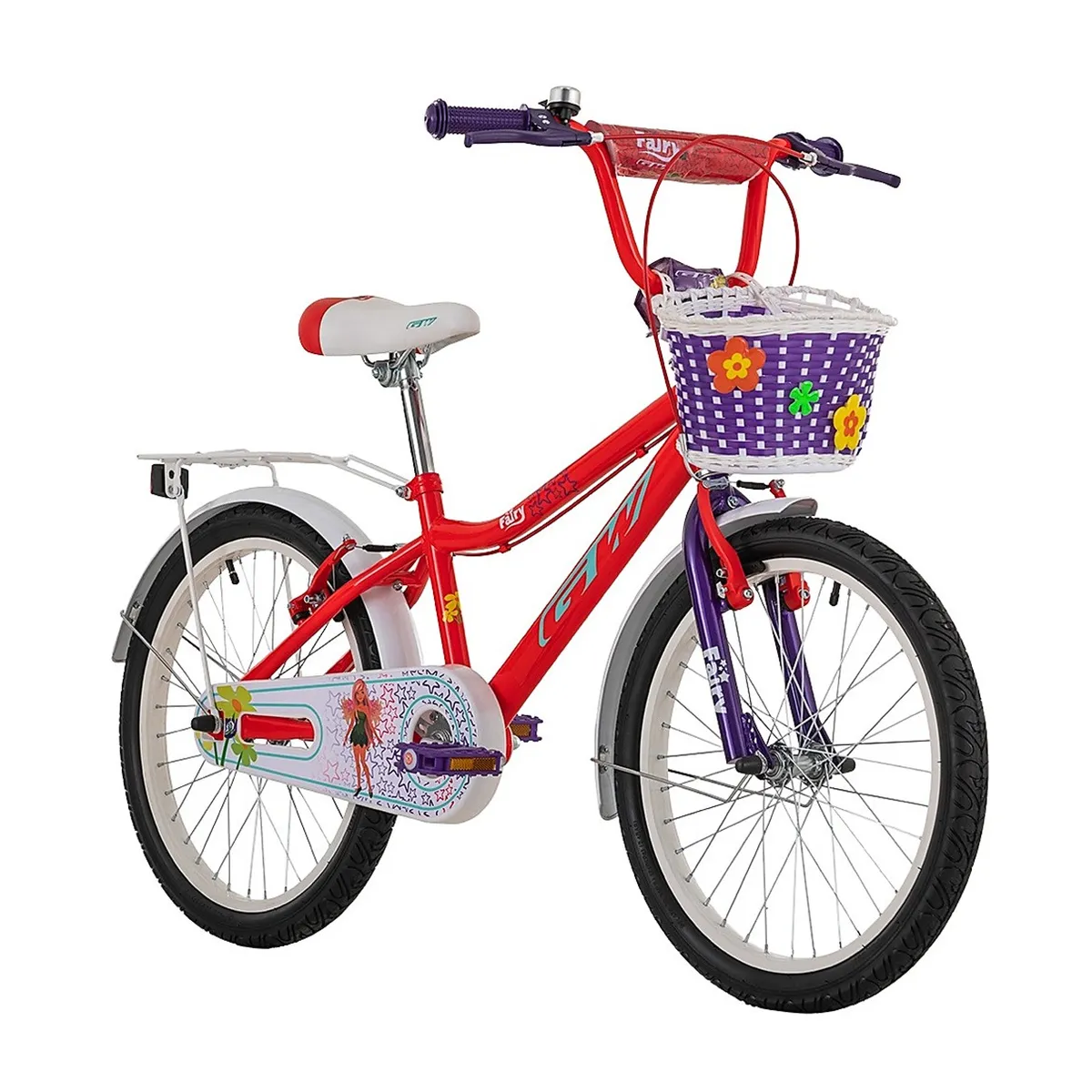 GW - Bicicleta Niña Gw Rin 20 Con Accesorios De 7 A 12 Años