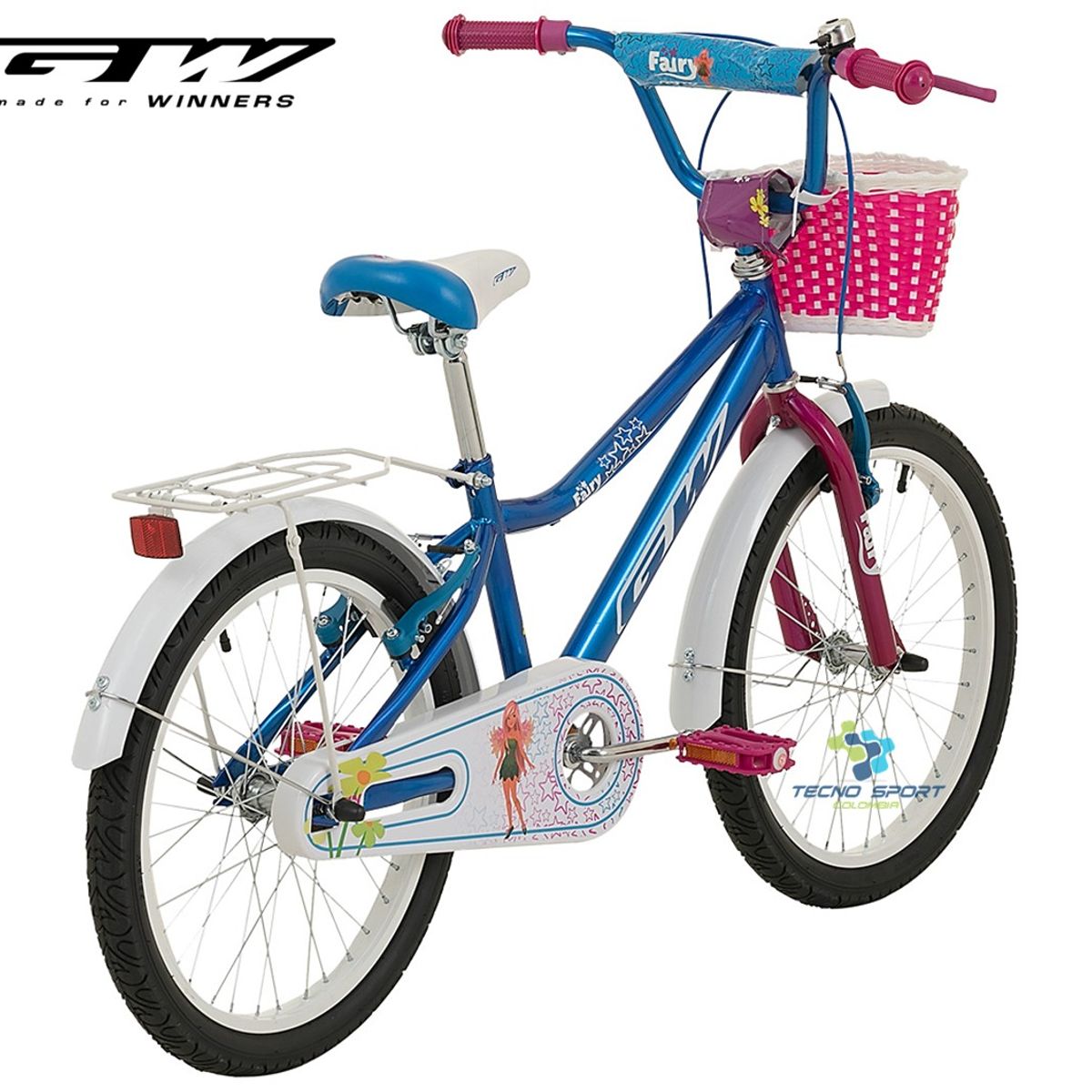 GW - Bicicleta Niña Gw Rin 20 Con Accesorios De 7 A 12 Años