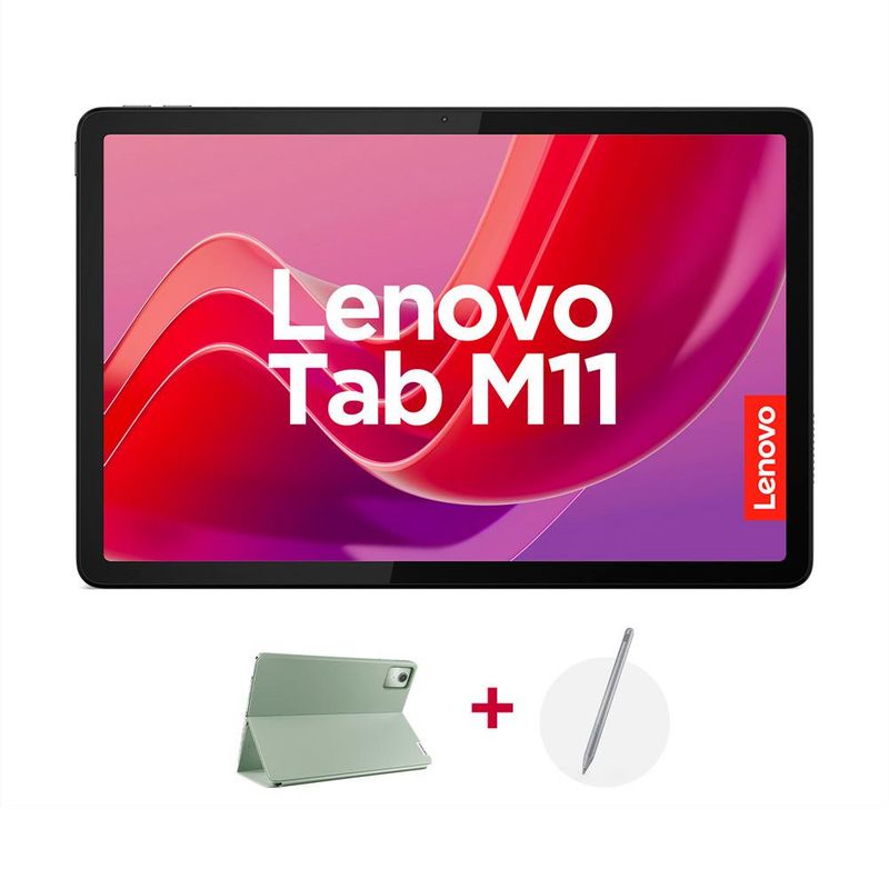 LENOVO - Tablet Lenovo M11 TB330FU  11 RAM 4GB Almacenamiento 128GB - Verde -Incluye Estuche y Lápiz