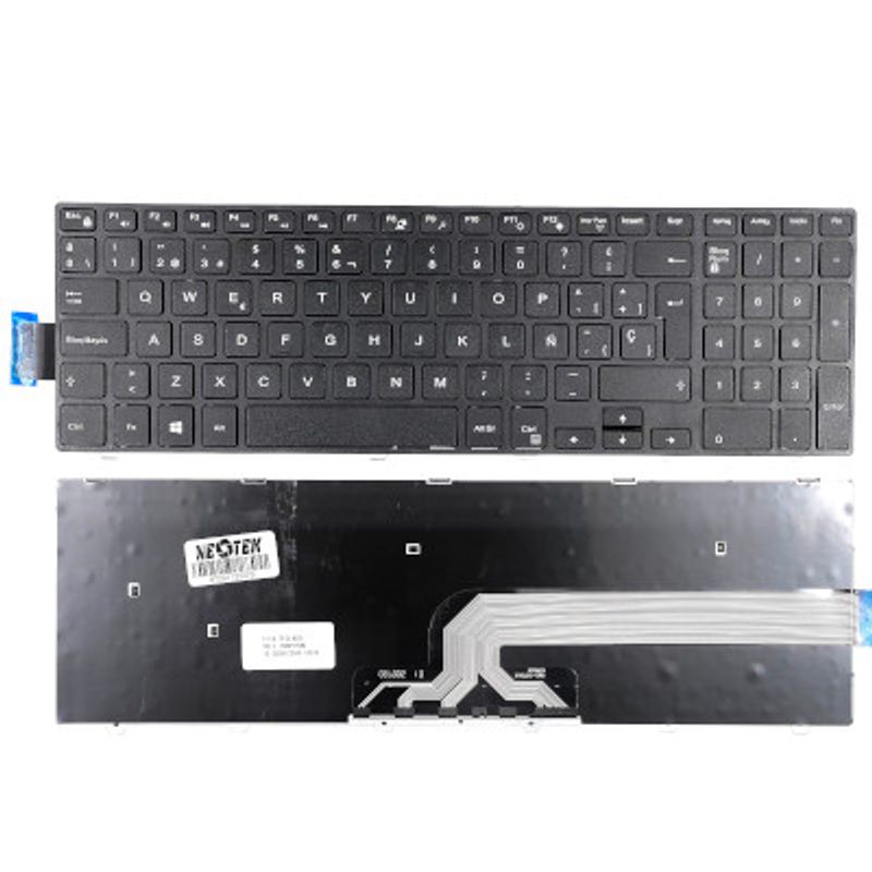 NEOTEK - Teclado Dell Inspiron 15‑3000 / 3541 / 3542 – Español Latino, Chiclet