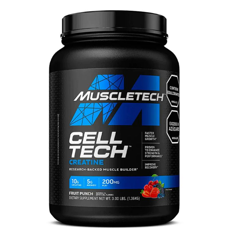 MUSCLETECH - Cell‑Tech Creatina Powder  3lbs Fruit Punch
