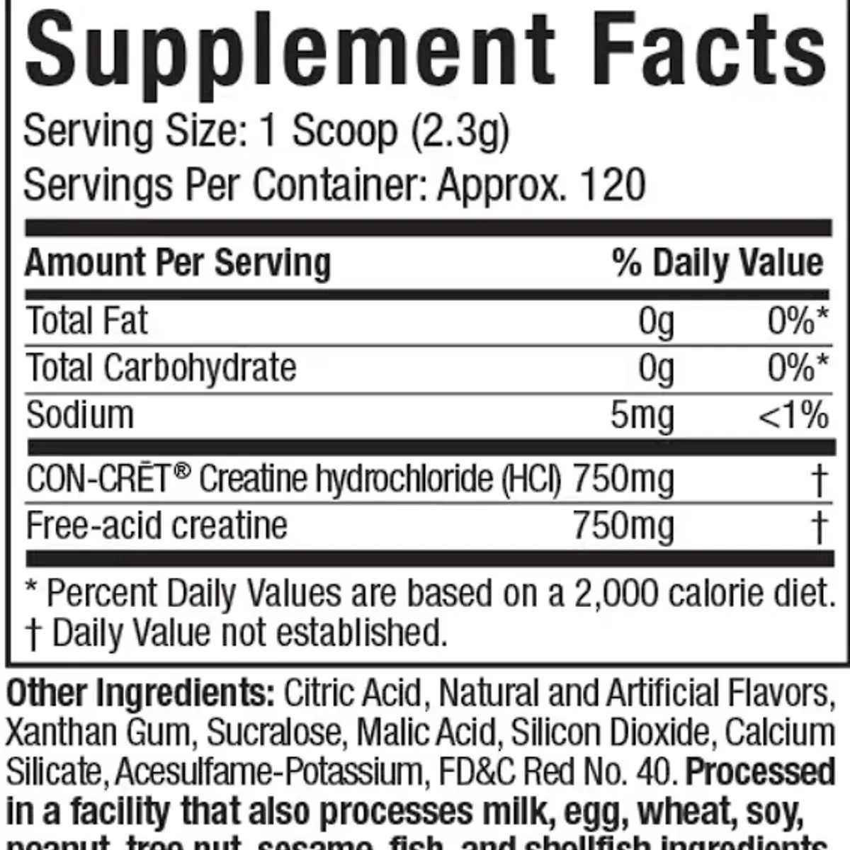 MUSCLETECH - CellTech Creactor Creatina HCL 120 Servicios Sabor Fruit Punch – ¡Máxima Potencia Muscular!