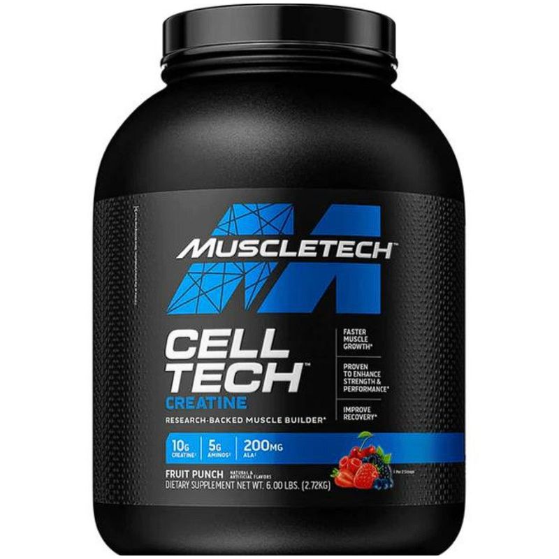 MUSCLETECH - Cell‑Tech Creatina Powder  6 lbs Fruit Punch