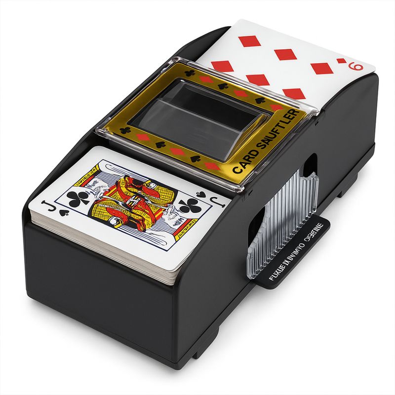 GENERICO - Barajadora Automática de Cartas Profesional Portátil y Silenciosa