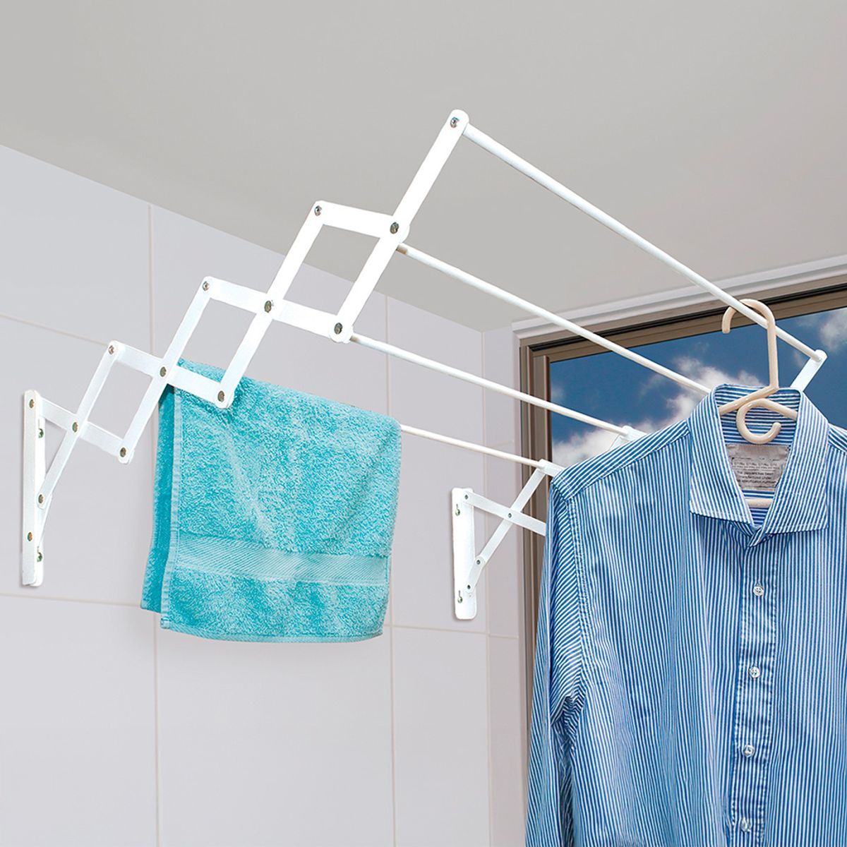 REJIPLAS - Ecotendedero 4 tubos 60cm blanco