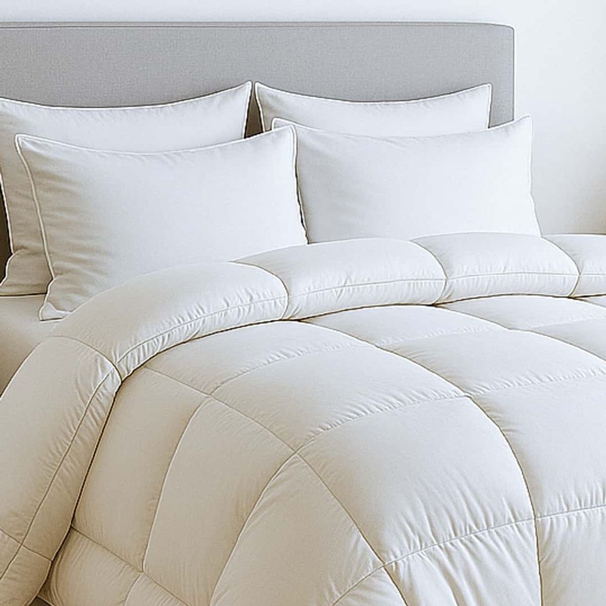 PLUMA LUNA - Plumon Cobija en pluma 100% - duck - pato semidoble