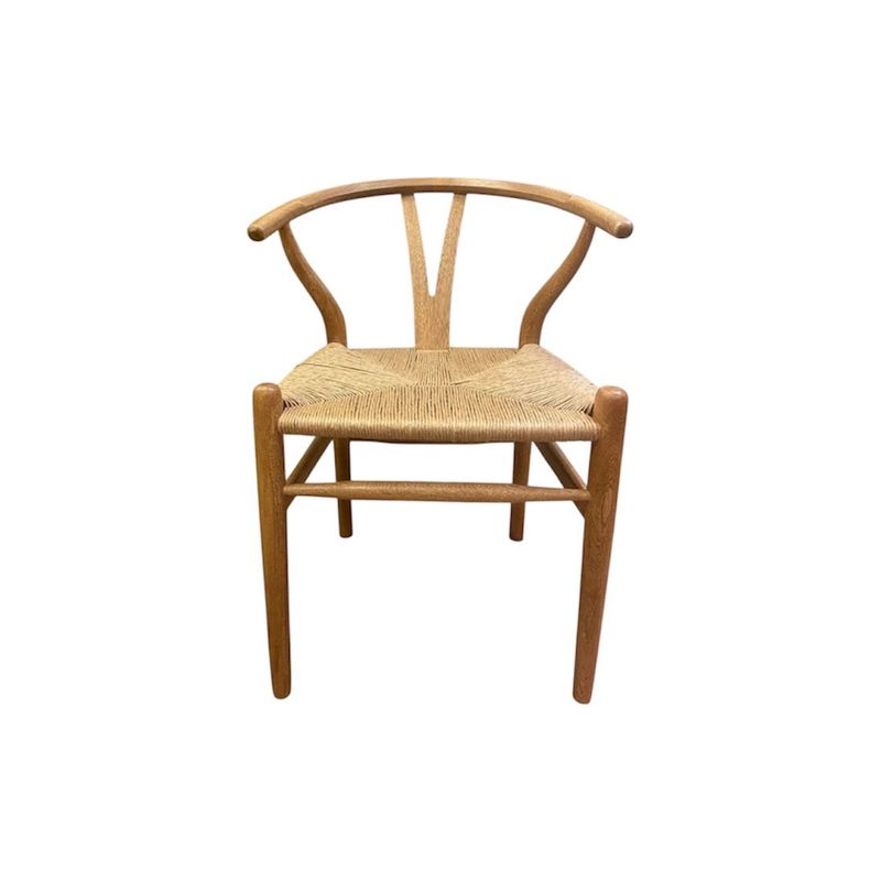 GENERICO - SILLA DE COMEDOR TEJIDA EN FIBRA NATURAL