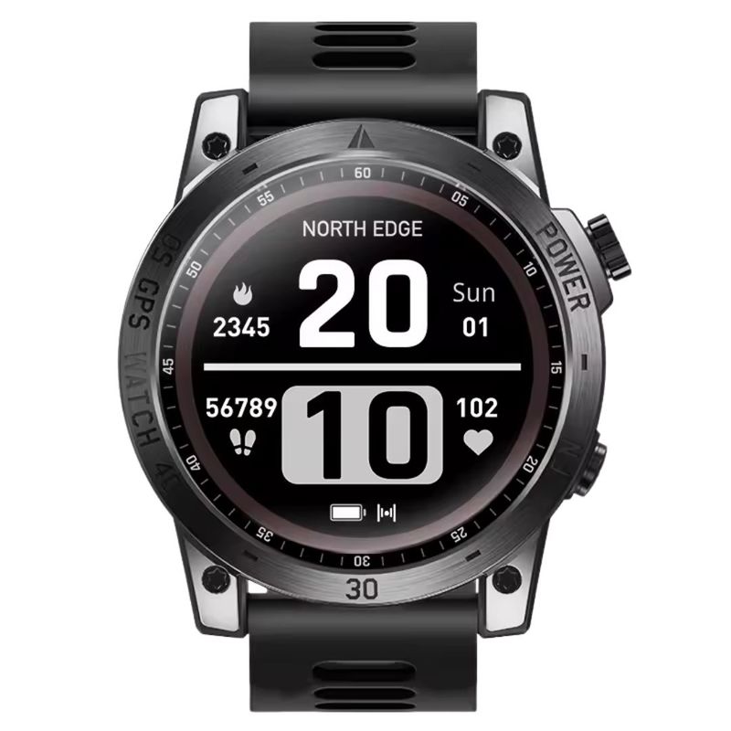 NORTH - Reloj Inteligente North Edge GPS Hombre Deportivo Smartwatch AMOLED