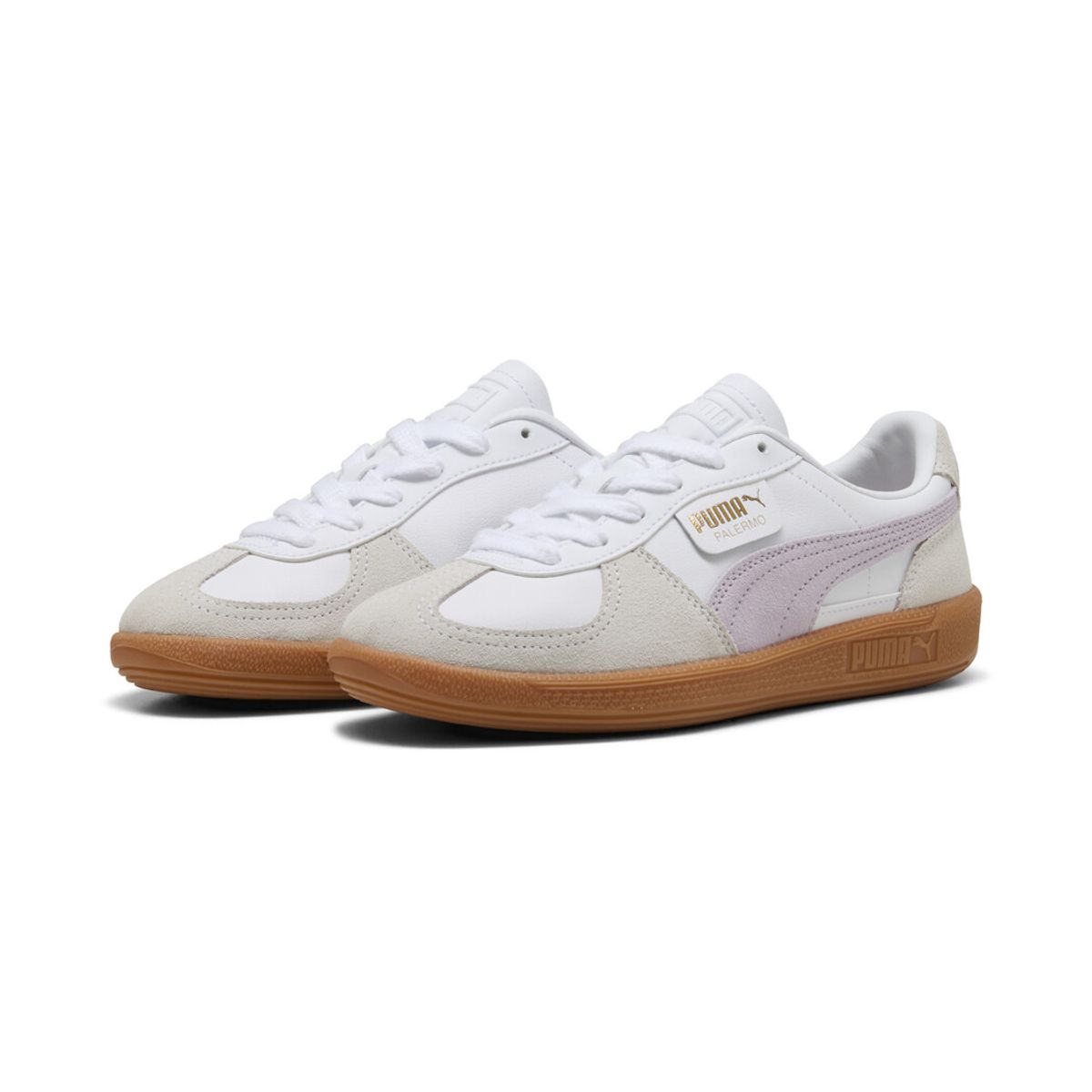 PUMA - Tenis Puma Palermo Original Blanco con Lila Para Mujer