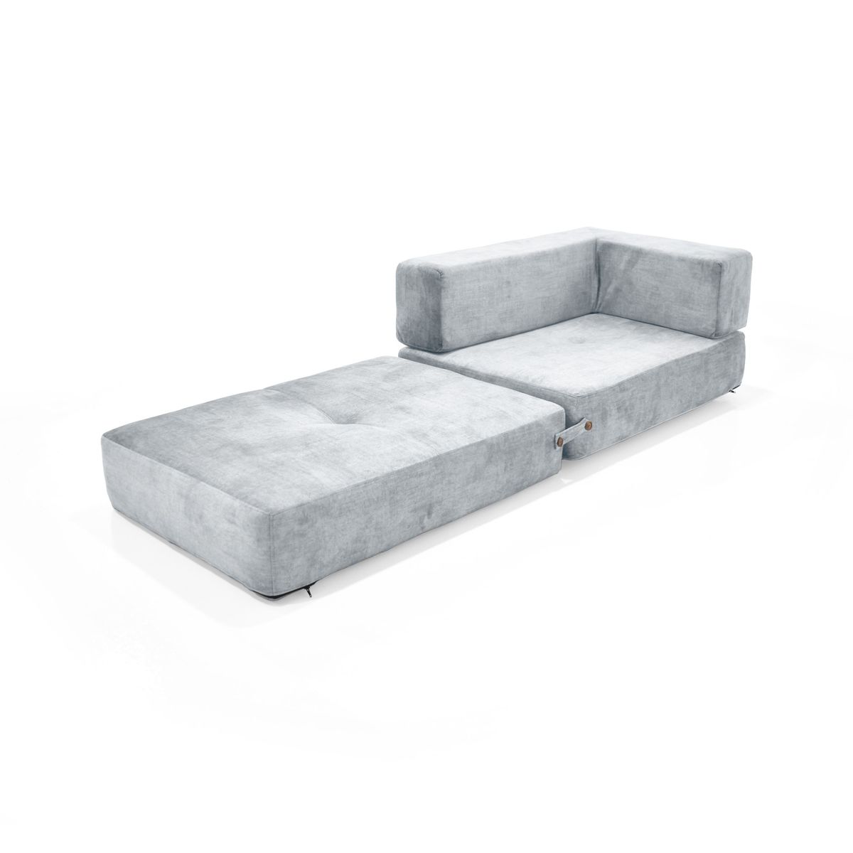VENECIA - Poltrona 3 en 1 Nablus 96x73x68 cm Tela Plata_.