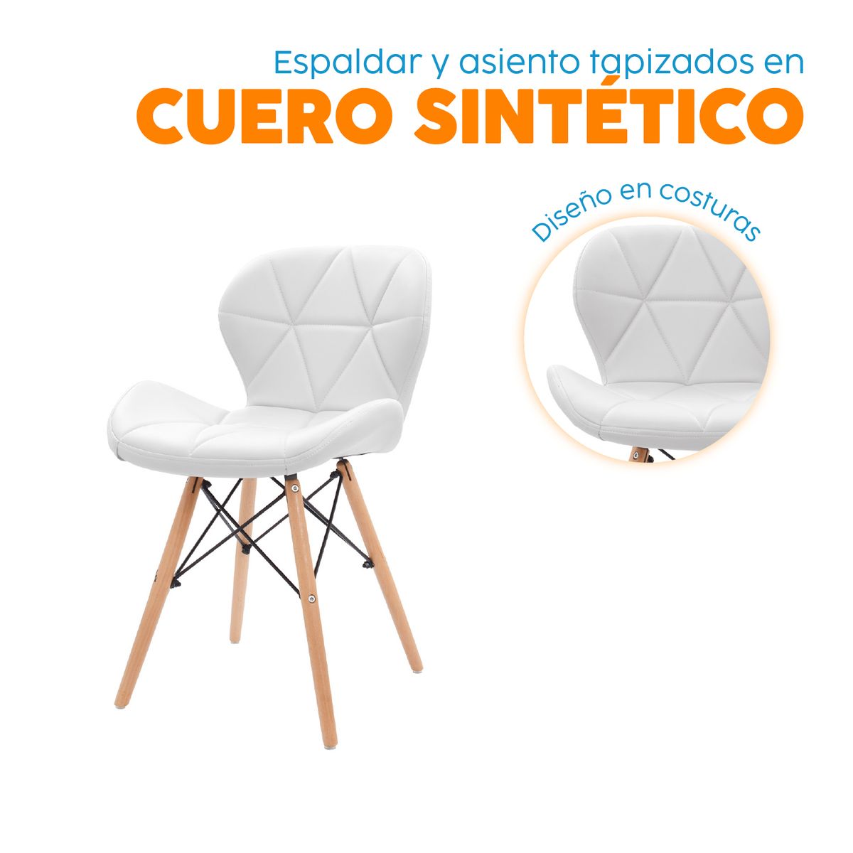 BONNO - Silla Auxiliar Mariposa Blanco Bonno