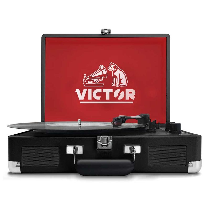 VICTOR - TOCA DISCOS - VICTOR METRO DUAL BLUETOOTH SUITCASE BLACK