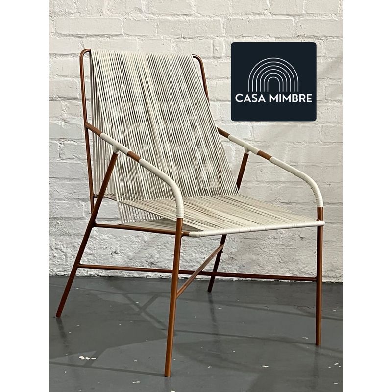 GENERICO - SILLA EXTERIOR TEJIDA EN MIMBRE SINTÉTICO