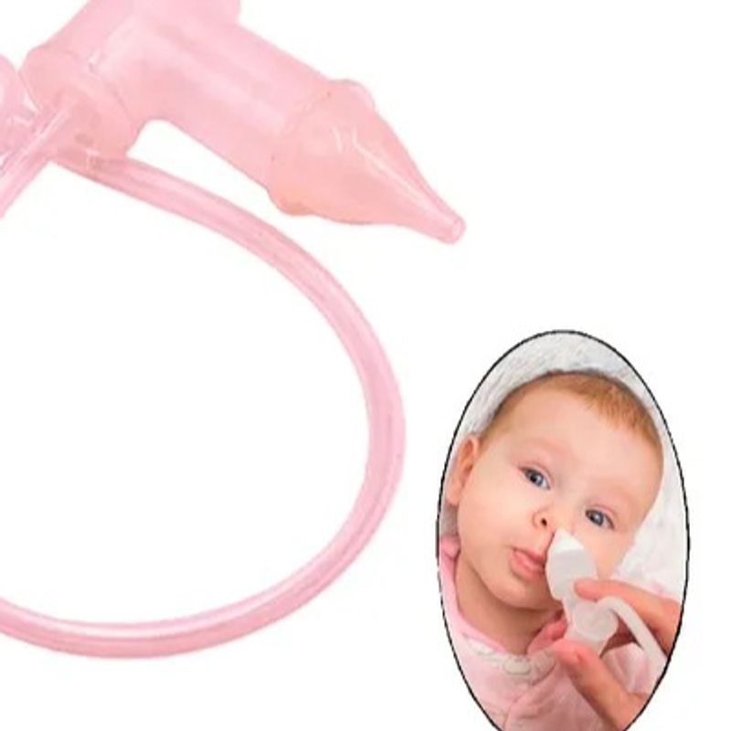 GENERICO - Aspirador Nasal Manguera Succion Saca Mocos Moquitos Bebe
