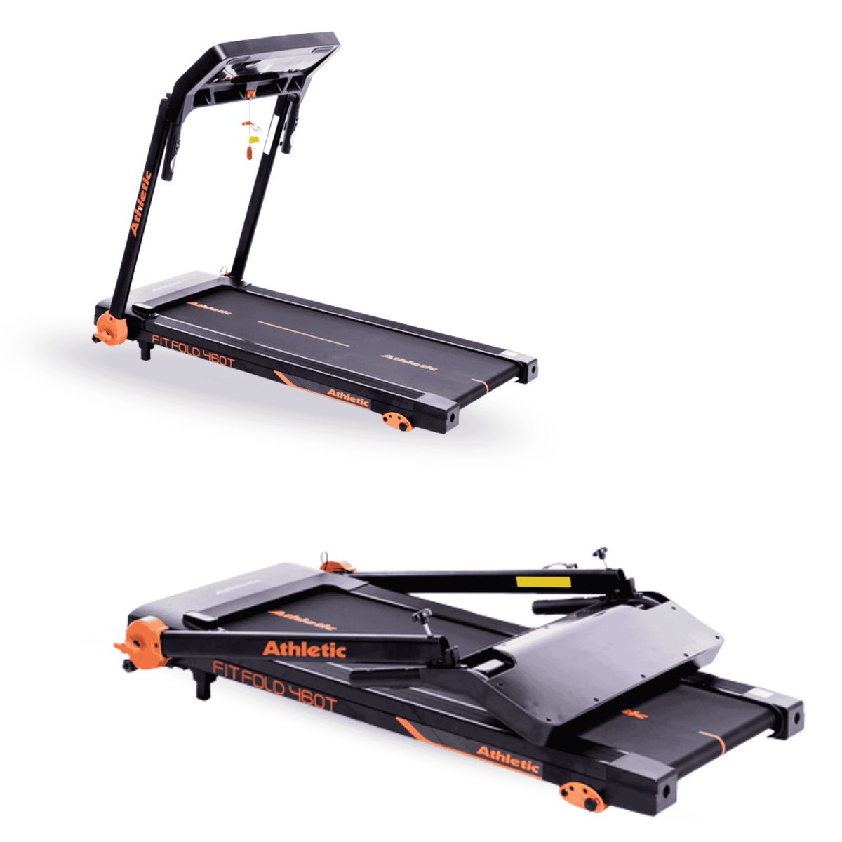 ATHLETIC - Caminadora Trotadora Plegable 460T Athletic PHP 2.0 HP + Pantalla LED y Bluetooth