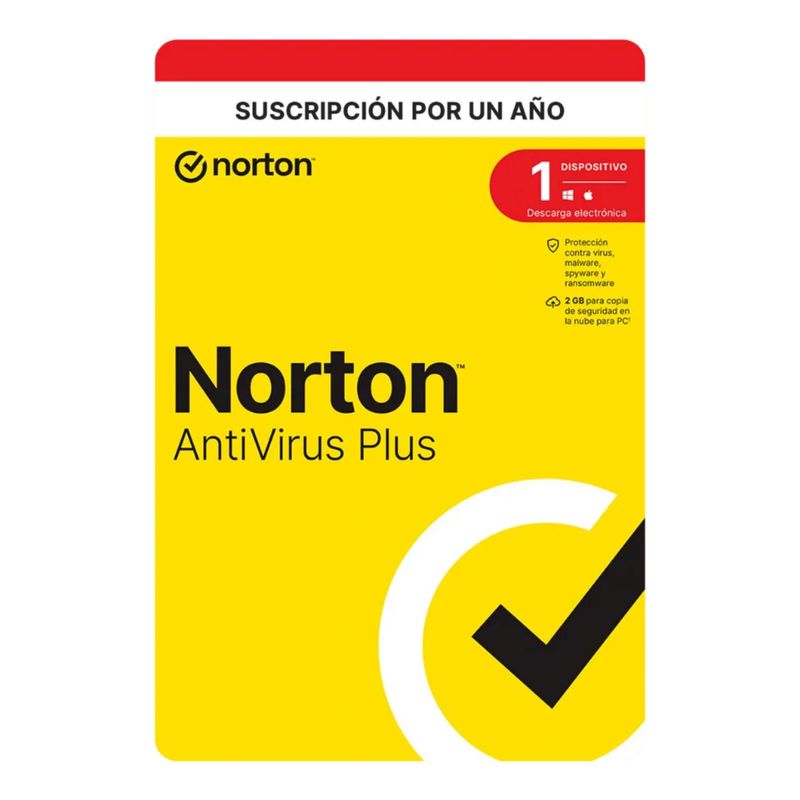 NORTON - Norton Antivirus Plus 1 Dispositivo 1 Año