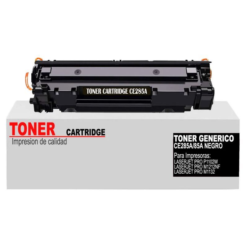 GENERICO - Tóner Genérico 85a Para Impresoras P1102m1132m1216nfh