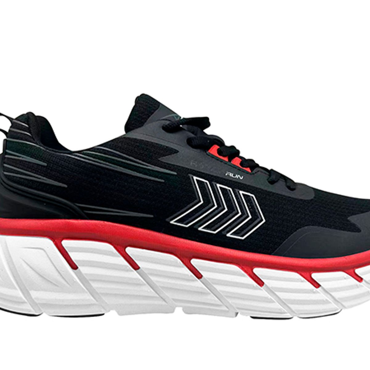 INCO - Tenis Deportivo Origen Tianjin Ath  M03 Negro Rojo