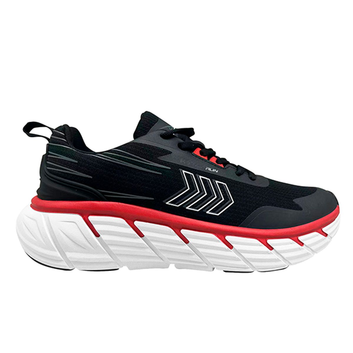 INCO - Tenis Deportivo Origen Tianjin Ath  M03 Negro Rojo