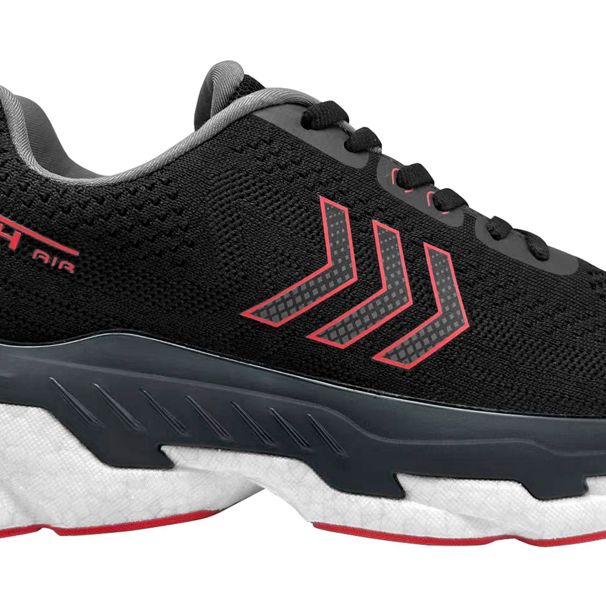 INCO - Tenis Deportivo Origen Wujan Ath  M03 Negro Rojo