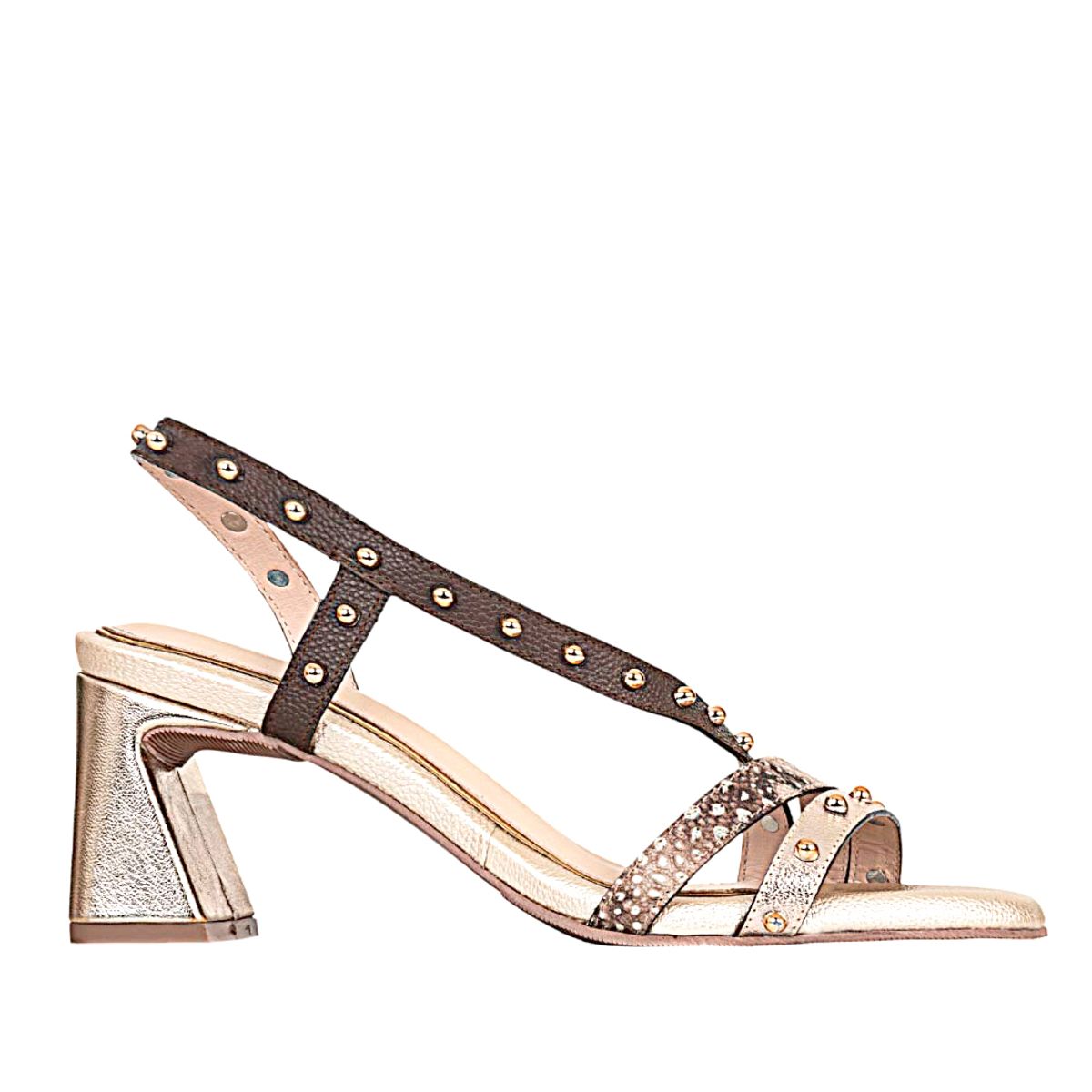 CAROLINA CRUZ - Sandalia de Mujer marca CAROLINA CRUZ en Color ORO   SANDM-3554-1