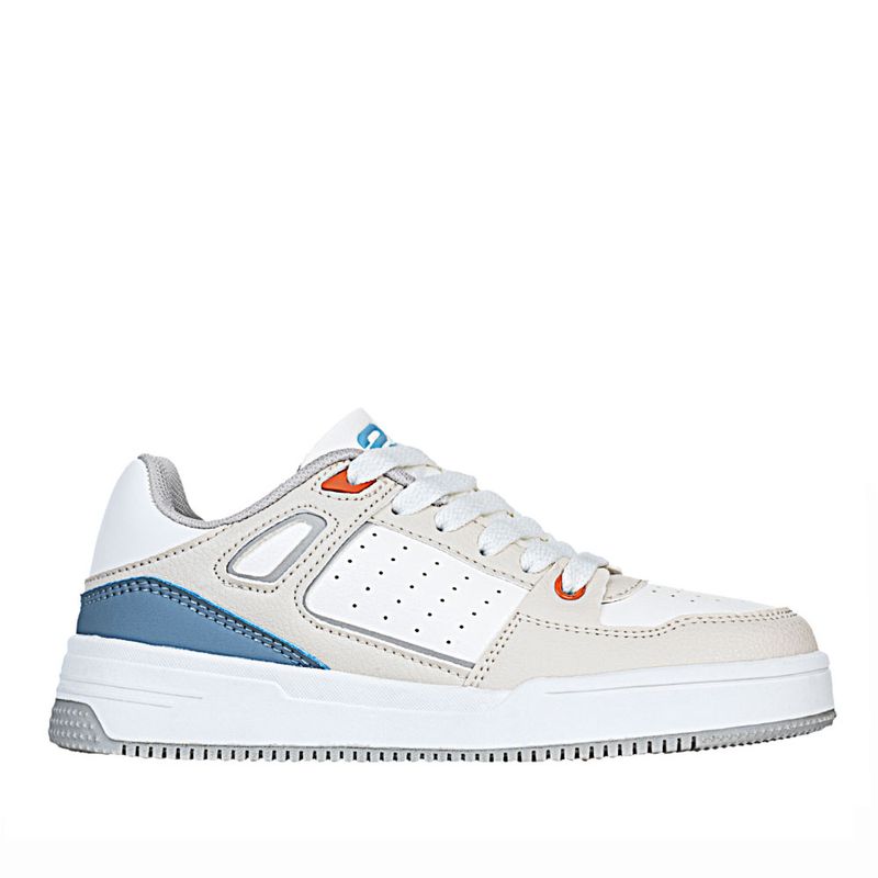 24 WALKS - Tenis de Niño marca 24 WALKS en Color GRIS BLANCO   TENIS FUZ 04-25-1