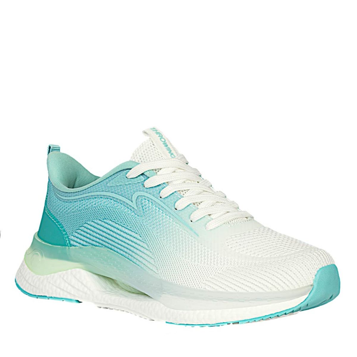THROWING - Tenis Sport de Mujer throwing  der 8.1 -25-1 mj Beige azul