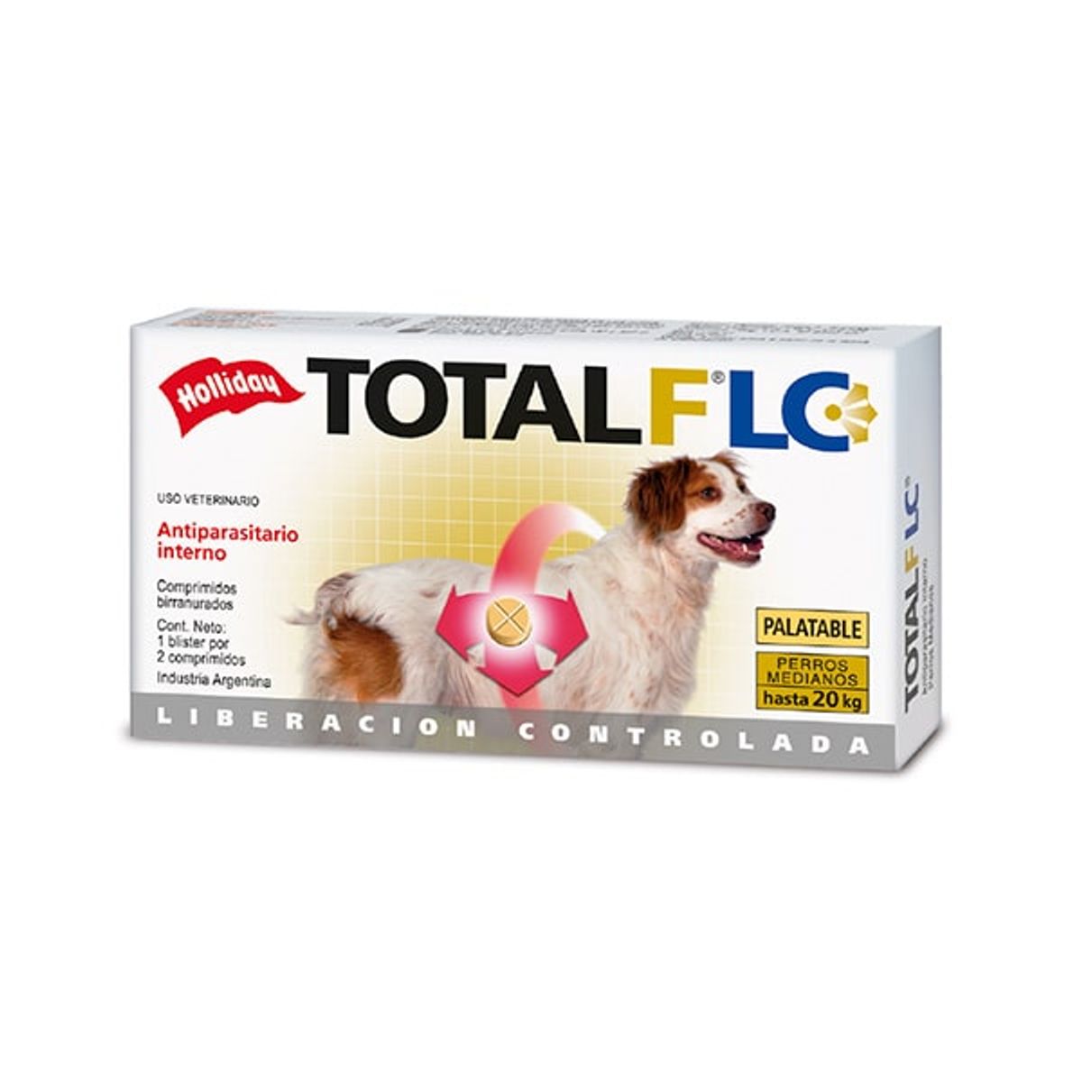 NEOVIA - Total FLC Perros Medianos – 1 Tableta (hasta 10 kg)