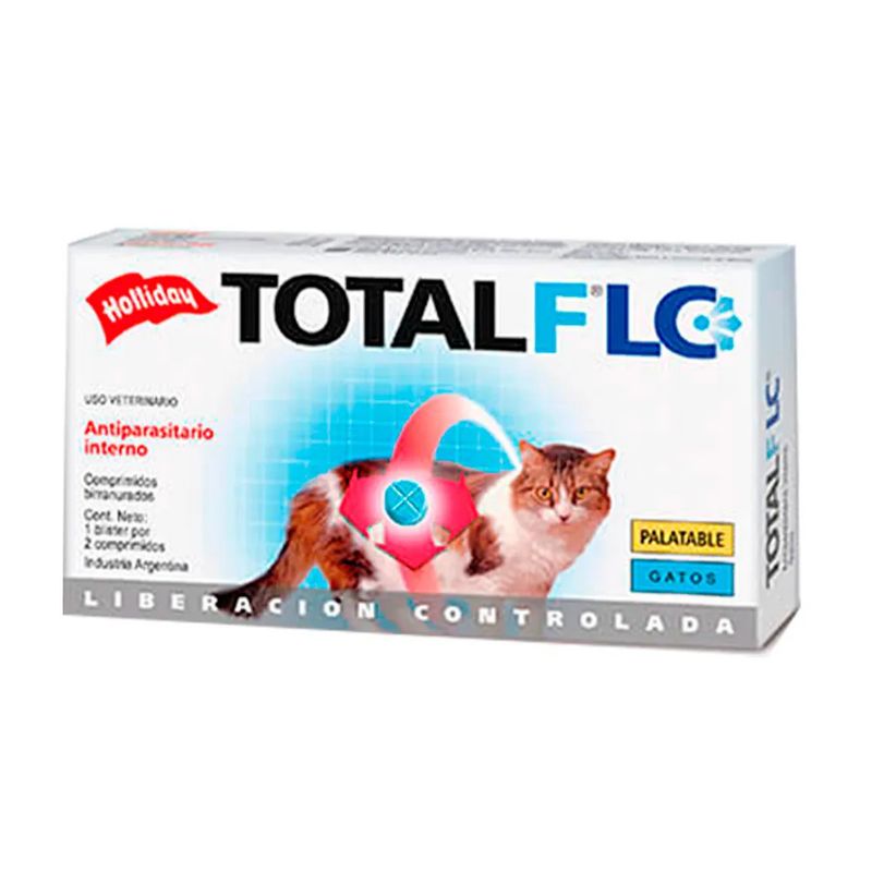 GENERICO - Antiparasitario Total FLC Gatos – 1 Tableta